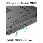 USB Connector USB Socket Port for Autel MaxiCOM MK908 PRO II